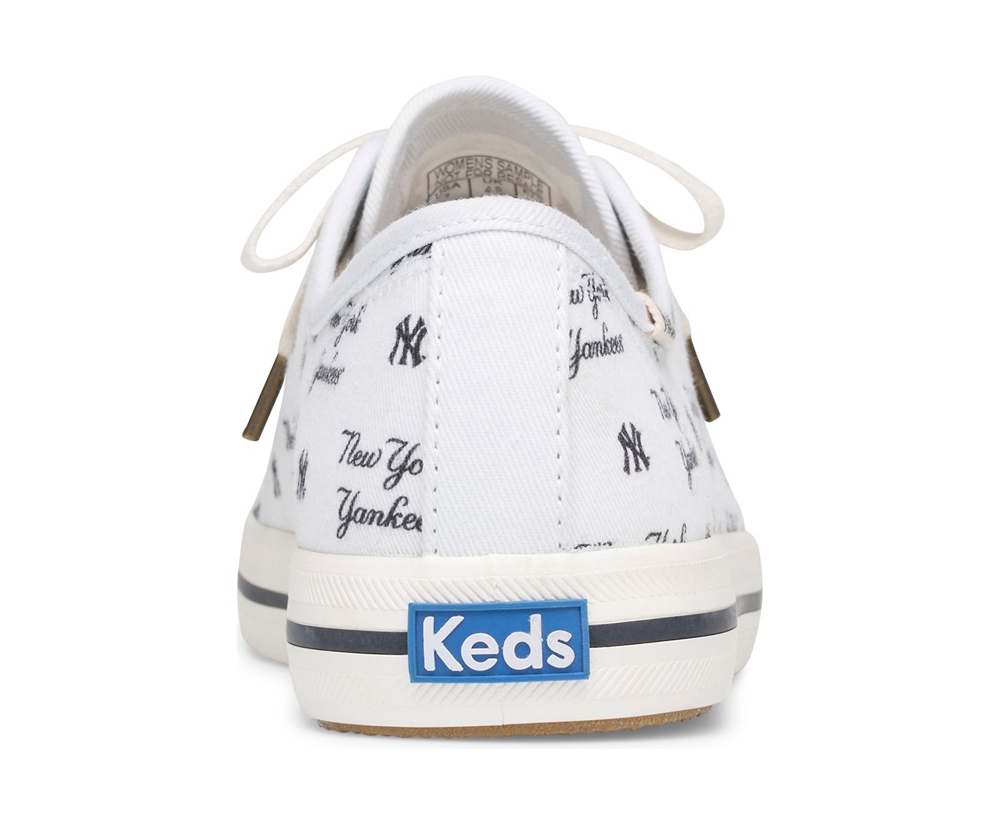 Basket Keds Femme Blanche - Kickstart Mlb® - 375-OZVWTJ